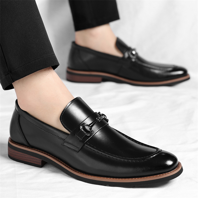 Adrien | Mocassin Homme Cuir Boucle Métal