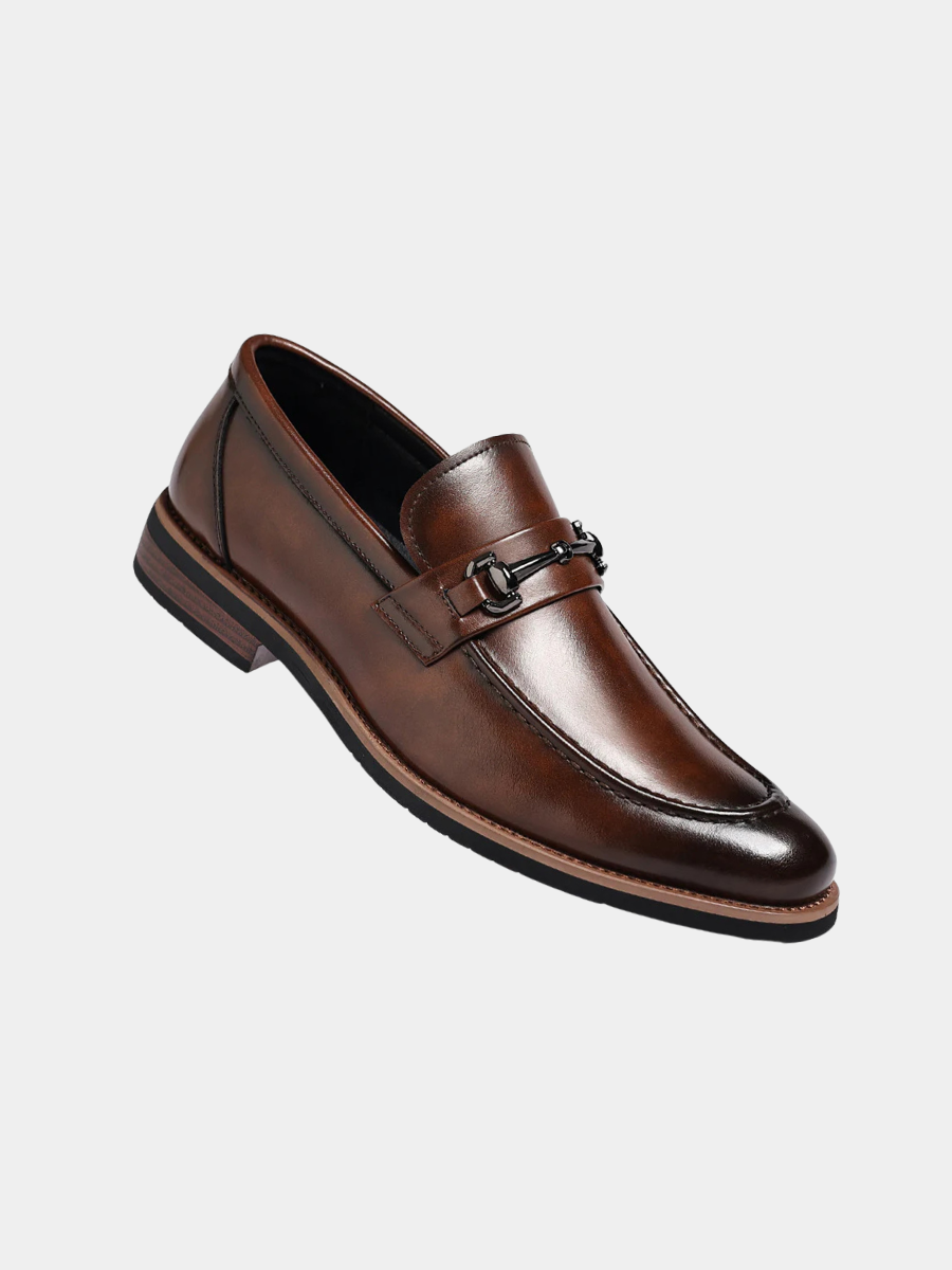 Adrien | Mocassin Homme Cuir Boucle Métal