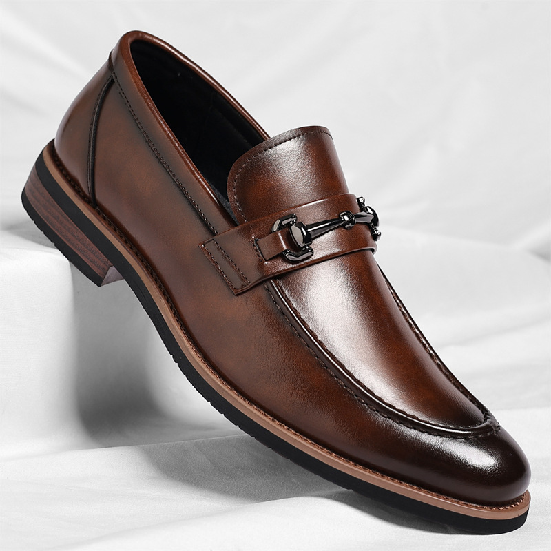 Adrien | Mocassin Homme Cuir Boucle Métal