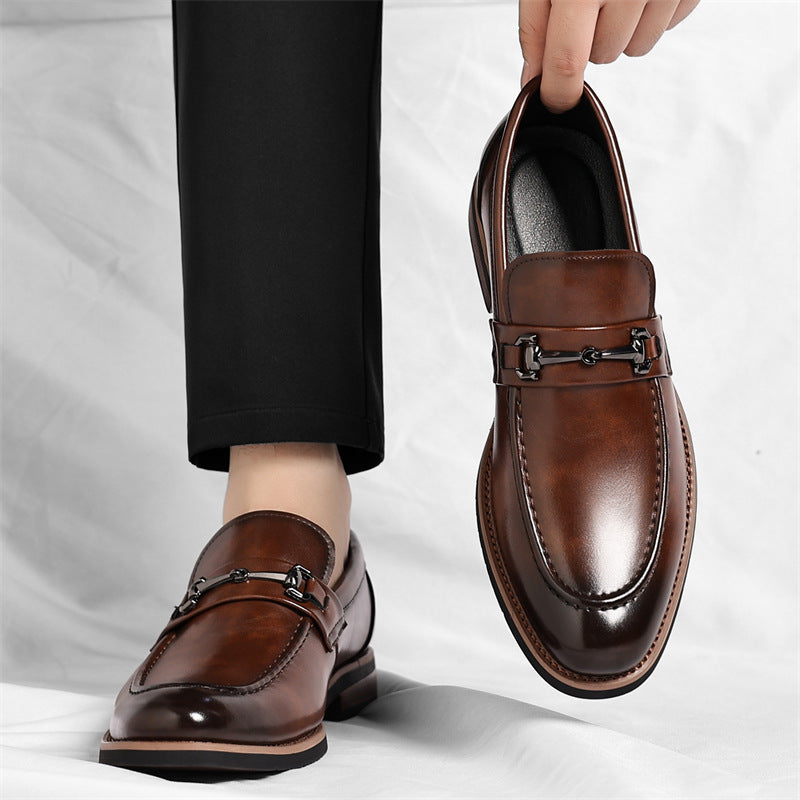 Adrien | Mocassin Homme Cuir Boucle Métal