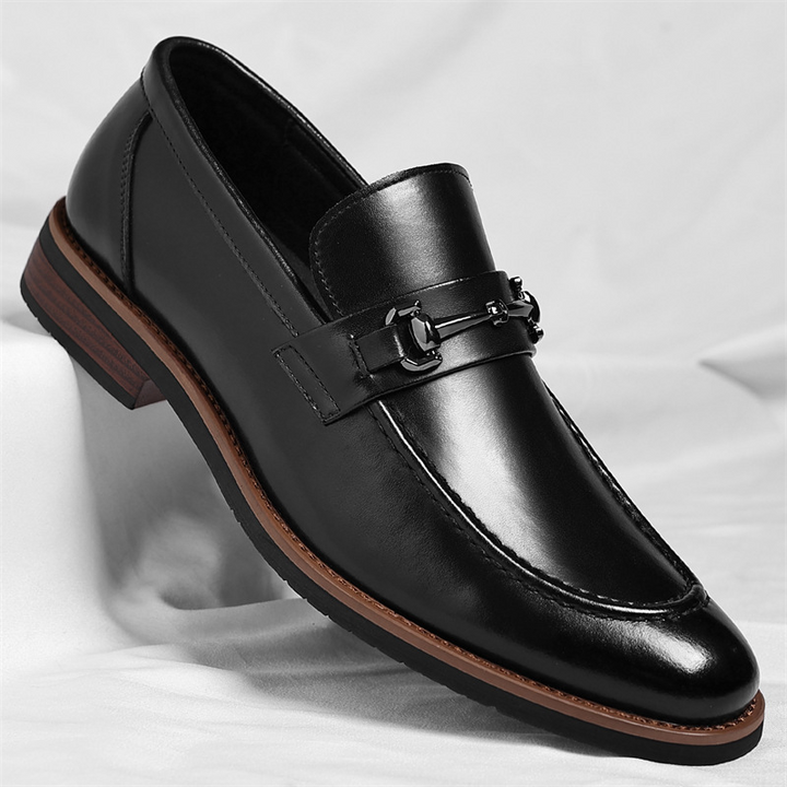 Adrien | Mocassin Homme Cuir Boucle Métal