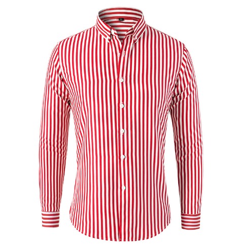 Alexandre | Chemise Homme Rayures Bleues Manches Longues