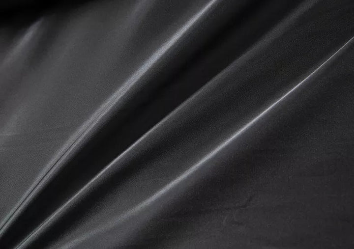 Alexis | Caban Homme Noir Laine Col Montant