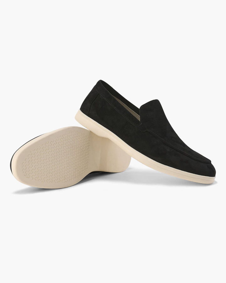 Alexis | Mocassin Homme en Daim Semelle Blanche