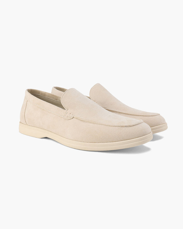 Alexis | Mocassin Homme en Daim Semelle Blanche