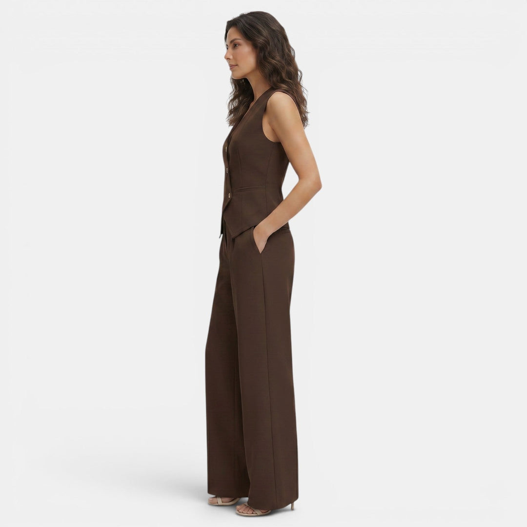 Alice | Combinaison Pantalon Femme Taille Haute