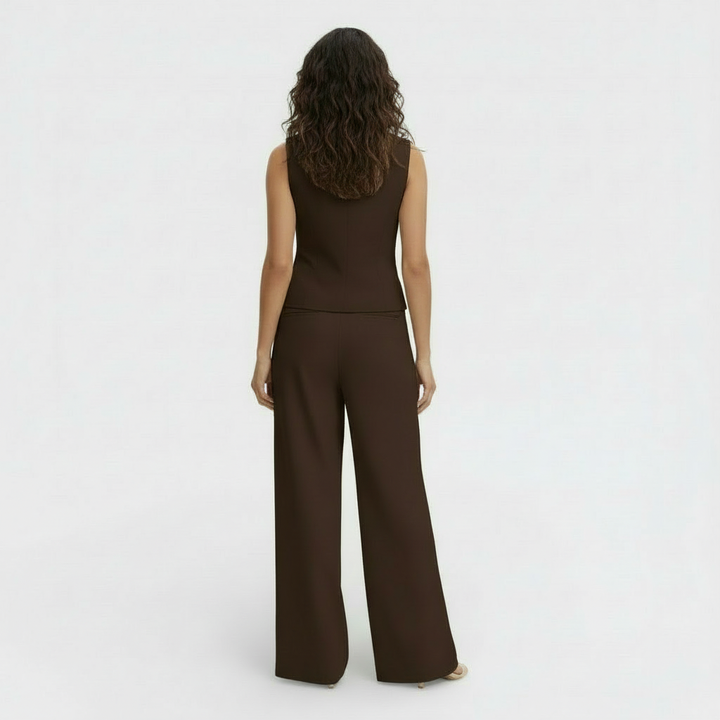 Alice | Combinaison Pantalon Femme Taille Haute