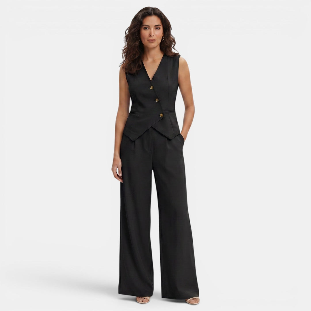 Alice | Combinaison Pantalon Femme Taille Haute
