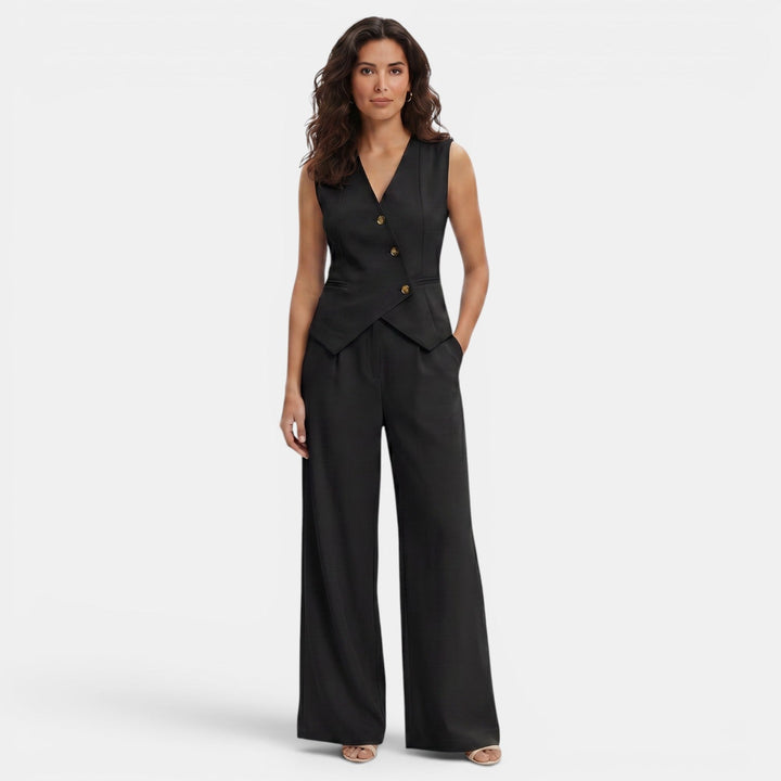 Alice | Combinaison Pantalon Femme Taille Haute