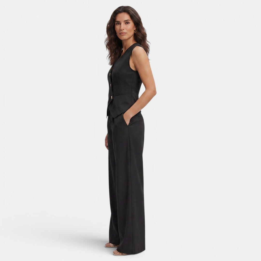 Alice | Combinaison Pantalon Femme Taille Haute