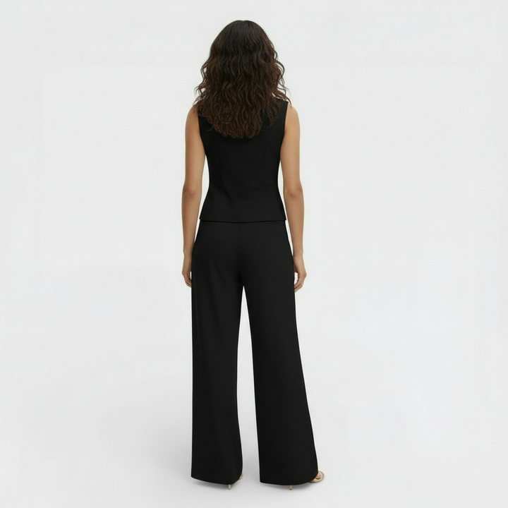 Alice | Combinaison Pantalon Femme Taille Haute