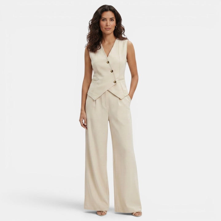 Alice | Combinaison Pantalon Femme Taille Haute