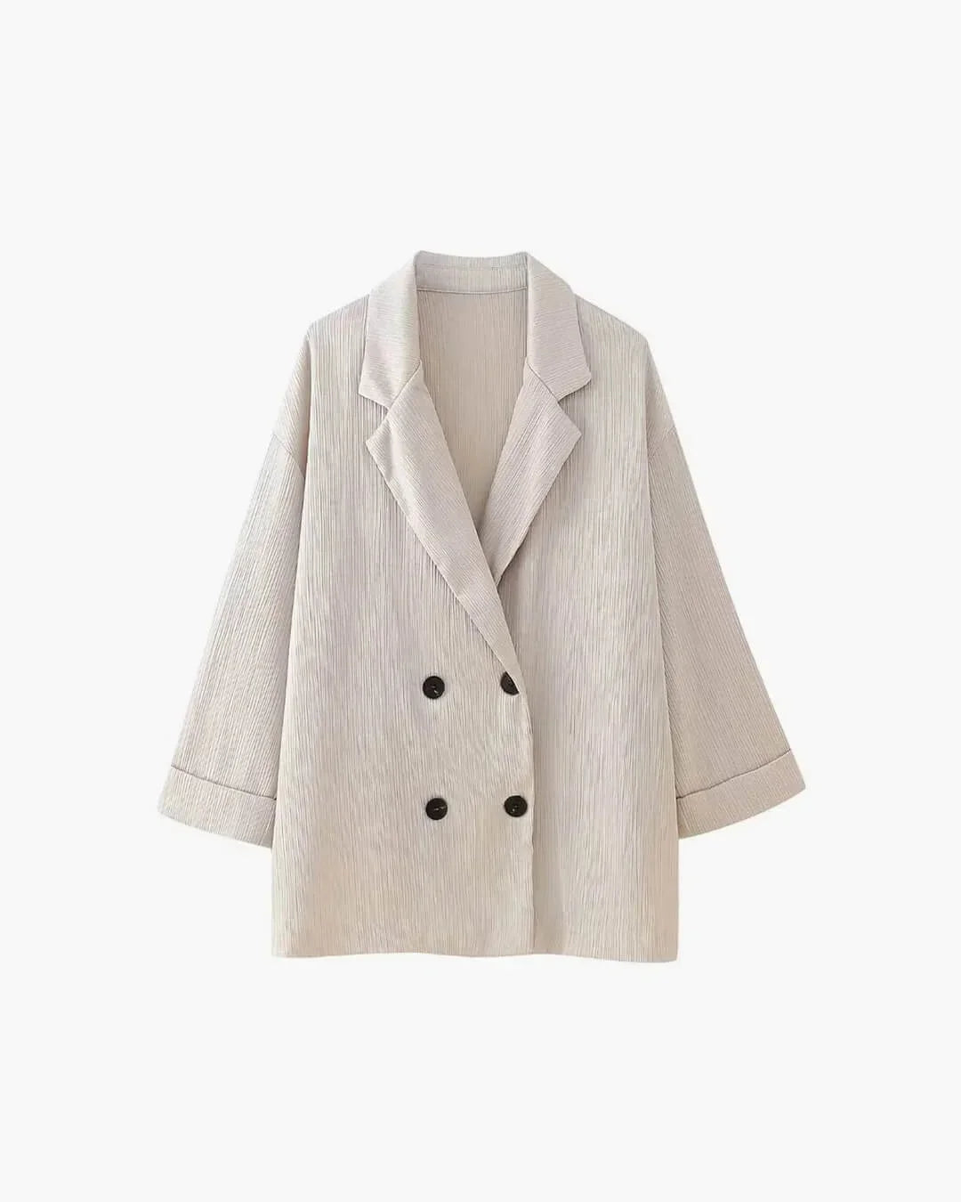 Anaïs | Ensemble Pyjama Femme Manches Longues Beige
