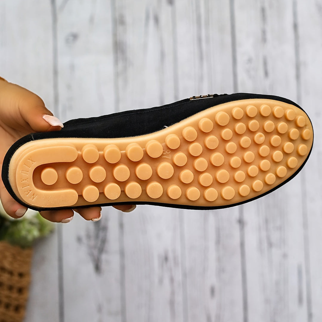 Anaïs | Mocassin Femme en Daim Turquoise