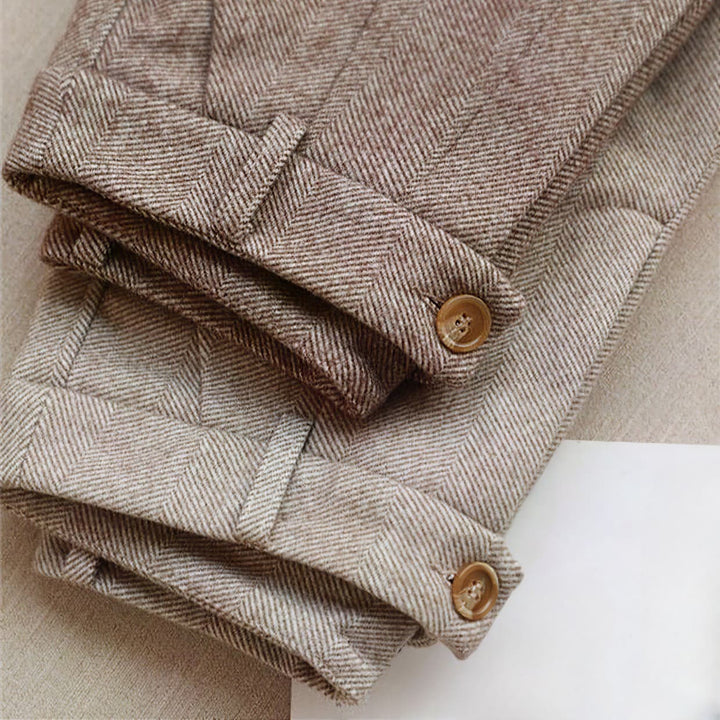 Anaïs | Pantalon Tailleur Chevrons Femme