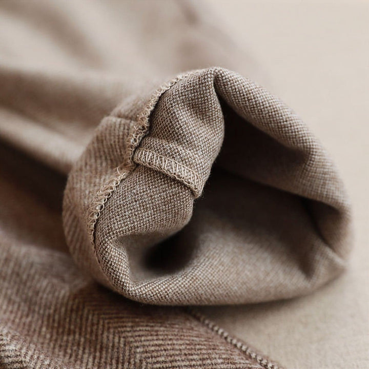 Anaïs | Pantalon Tailleur Chevrons Femme