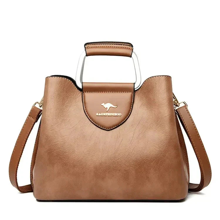 Anaïs | Sac à Main Cuir Noir Bandoulière Femme