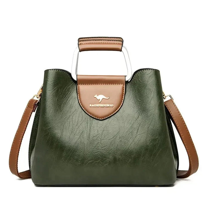 Anaïs | Sac à Main Cuir Noir Bandoulière Femme