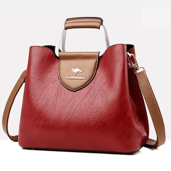 Anaïs | Sac à Main Cuir Noir Bandoulière Femme