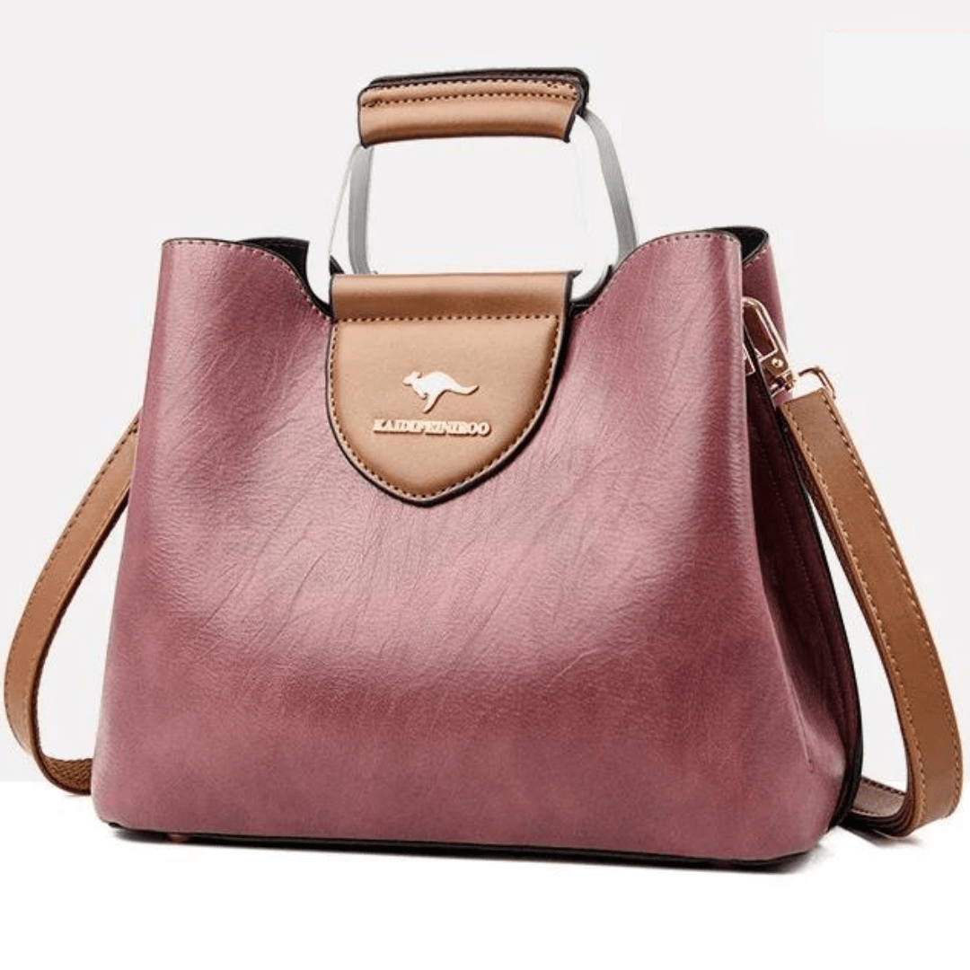 Anaïs | Sac à Main Cuir Noir Bandoulière Femme