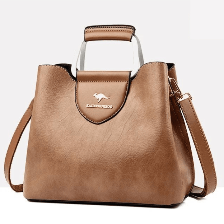 Anaïs | Sac à Main Cuir Noir Bandoulière Femme
