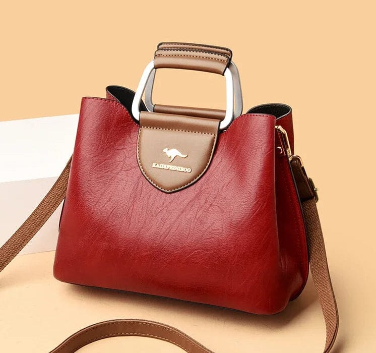 Anaïs | Sac à Main Cuir Noir Bandoulière Femme