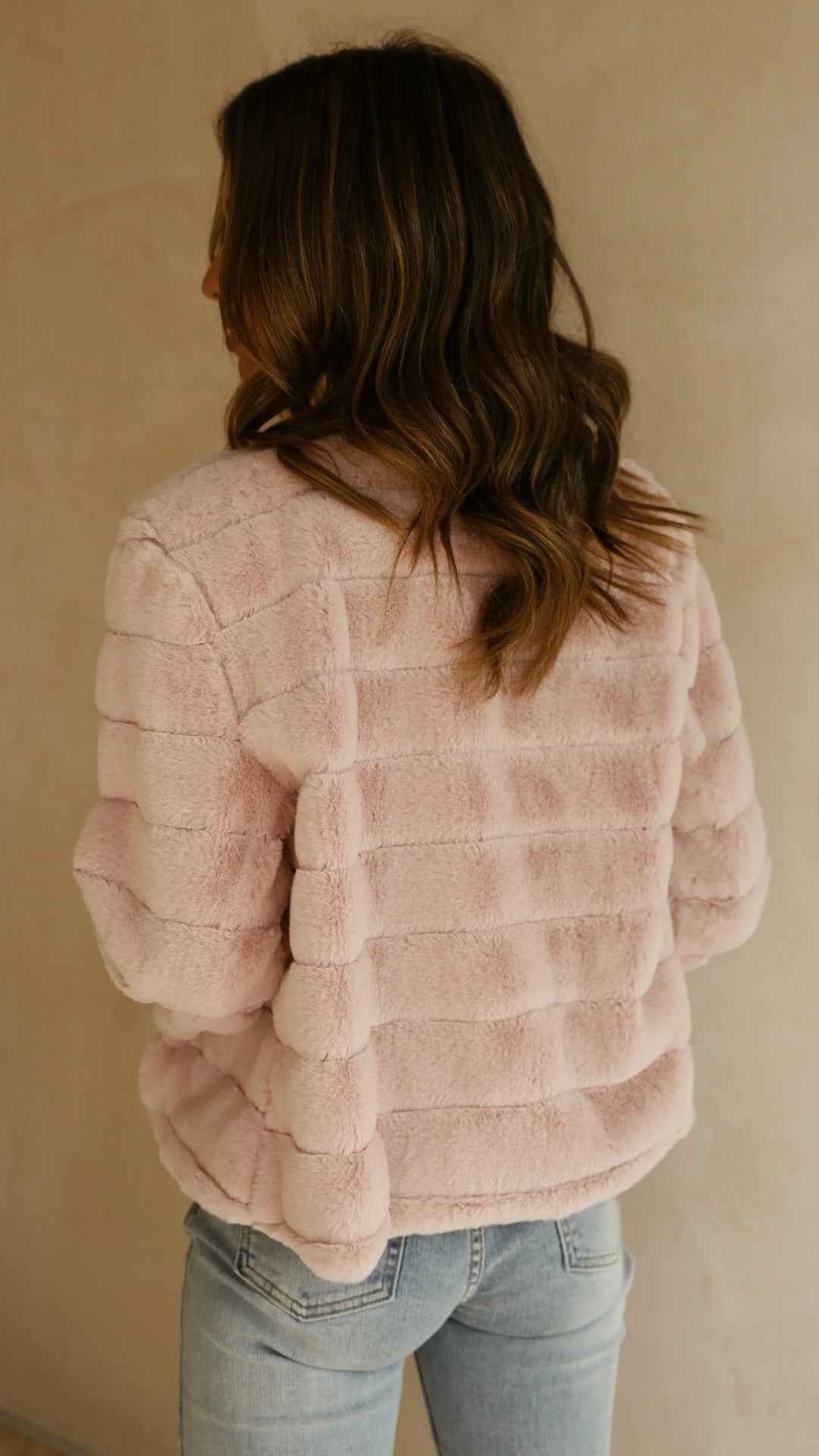 Anaïs | Veste Courte Fausse Fourrure Blanche Femme