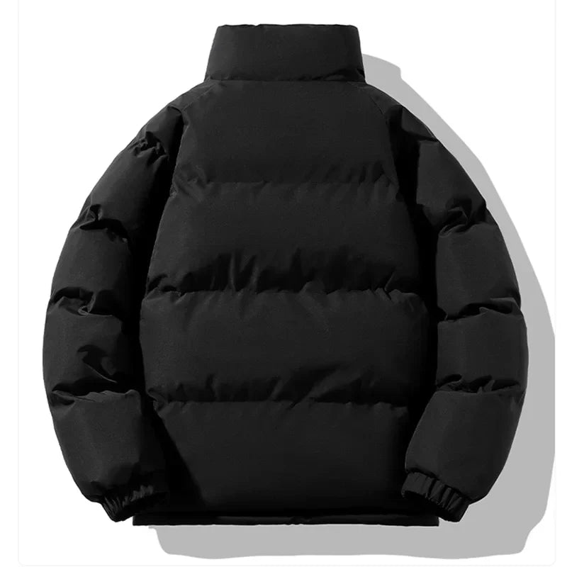 Andy | Doudoune Marron Ample Zippée Col Montant Sherpa