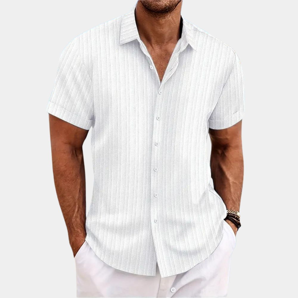 Antoine | Chemise Homme Blanche Manches Courtes