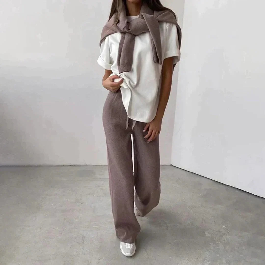 Audrey | Ensemble Tricot Col Roulé Femme
