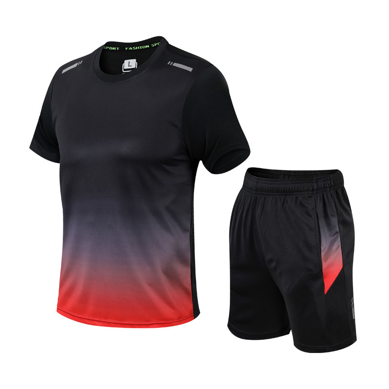 Aurélien | Ensemble Sport Homme T-shirt Short Dégradé