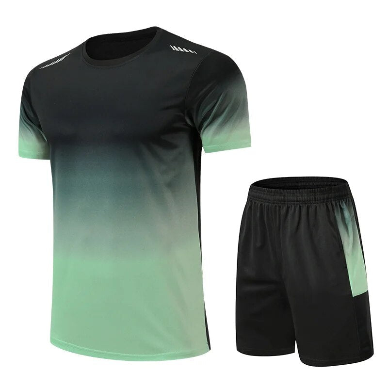Aurélien | Ensemble Sport Homme T-shirt Short Dégradé