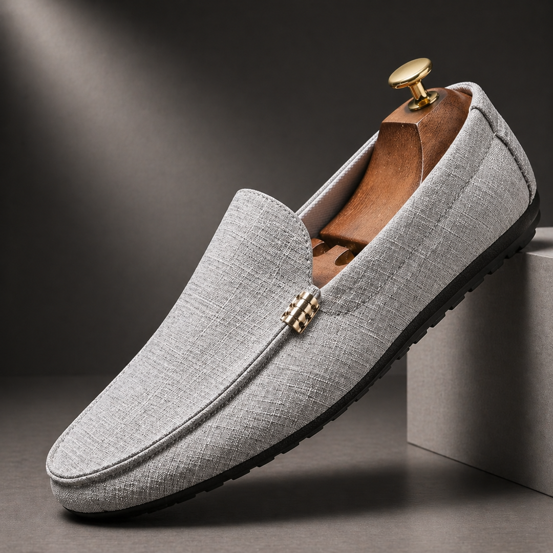 Aurélien | Mocassin Homme Slip-On Détail Doré