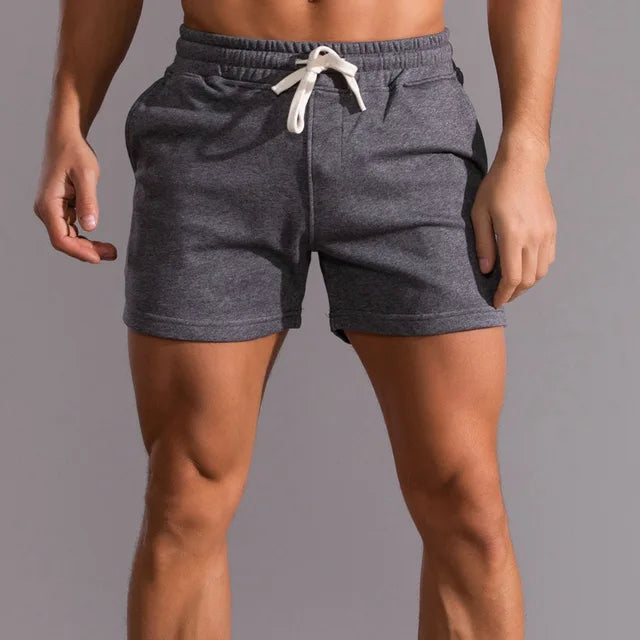 Aurélien | Short Homme Noir Taille Élastique Sport