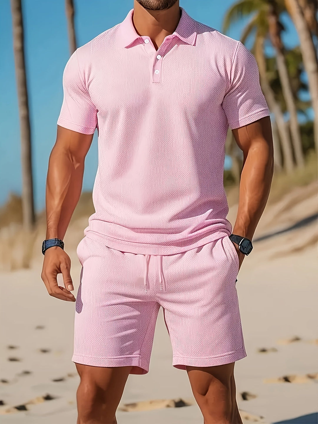 Axel | Ensemble Polo Short Homme Coordonné