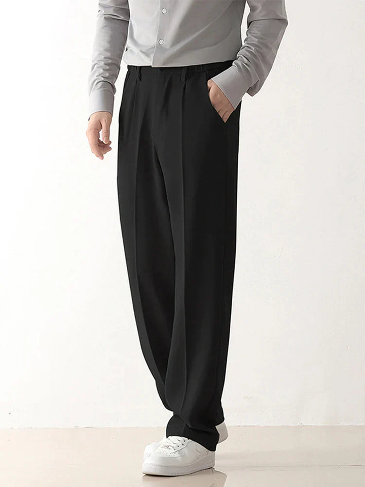 Axel | Pantalon Homme Coupe Large Taille Haute