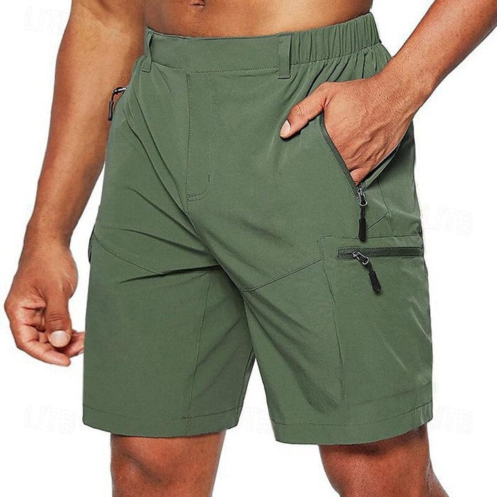 Axel | Short Homme Sport Cargo Poches Zippées Noir