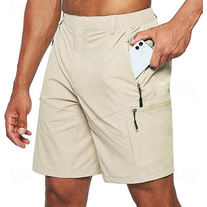 Axel | Short Homme Sport Cargo Poches Zippées Noir