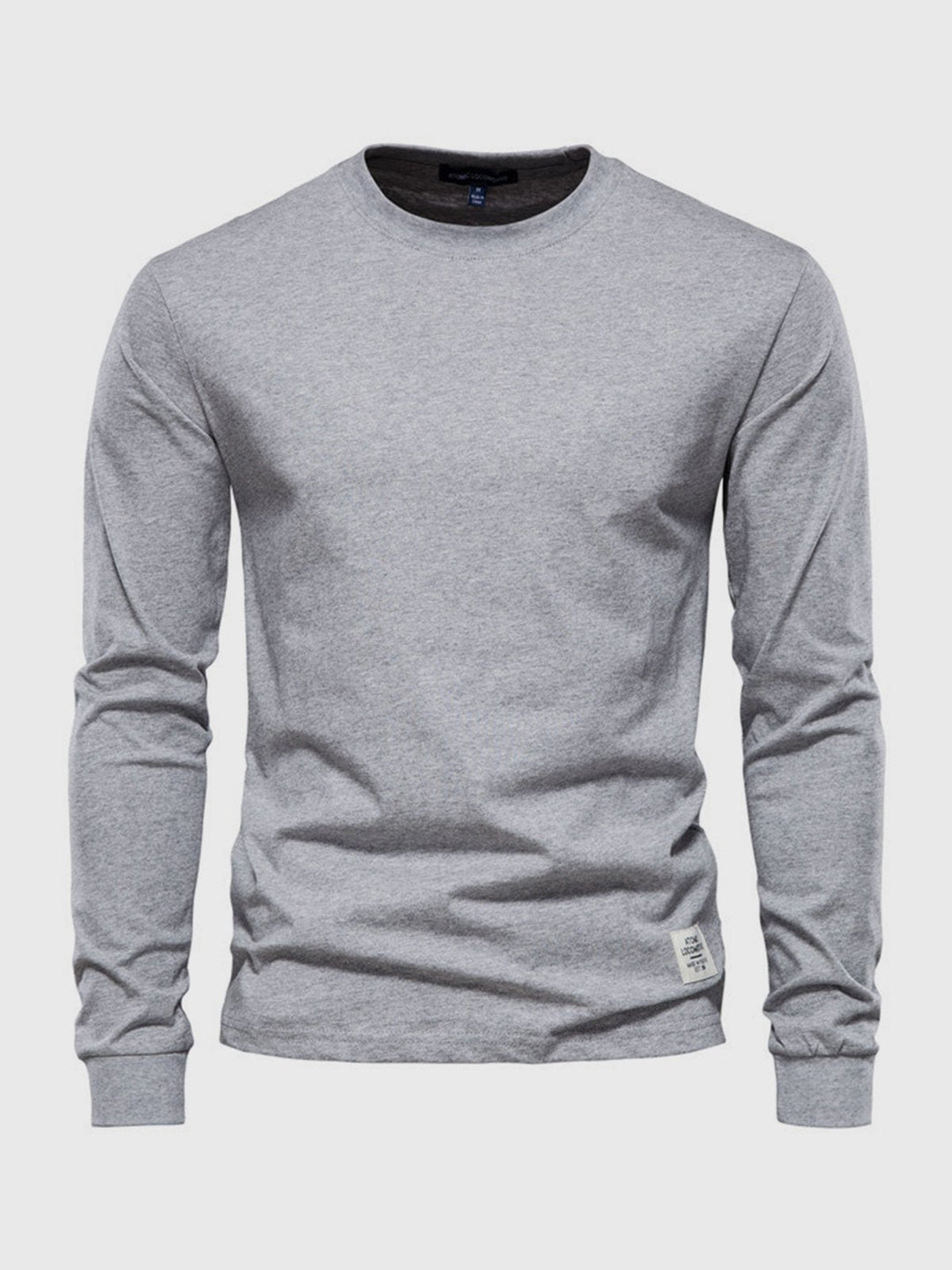 Axel | T-shirt Manches Longues Homme Col Rond Marron