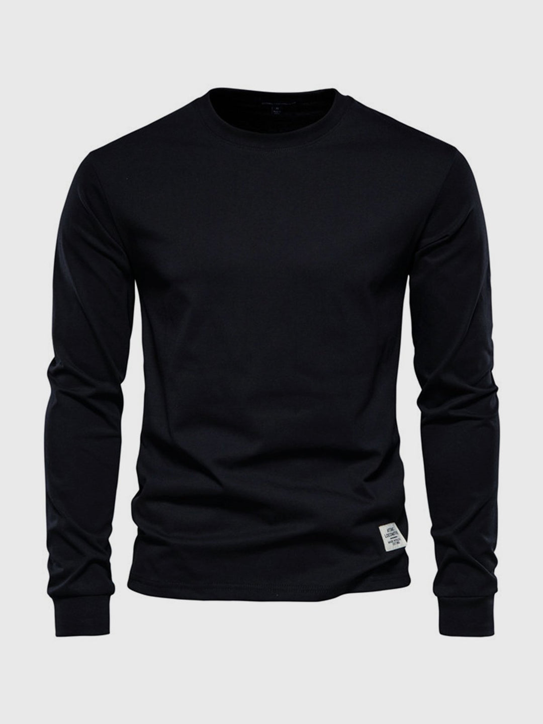 Axel | T-shirt Manches Longues Homme Col Rond Marron