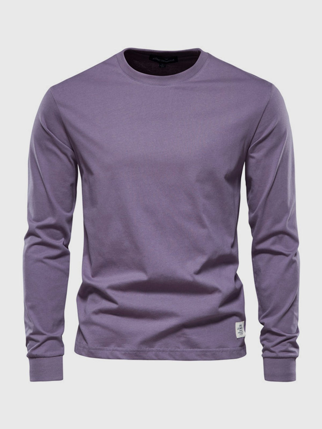 Axel | T-shirt Manches Longues Homme Col Rond Marron