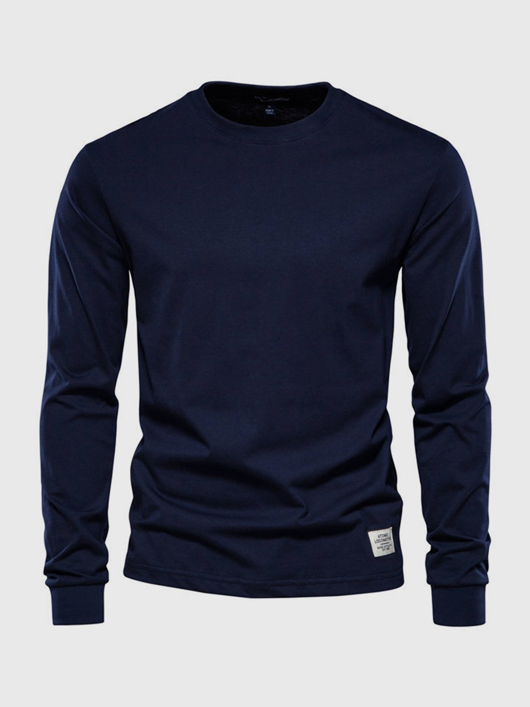 Baptiste | T-shirt Manches Longues Homme Col Rond Marron