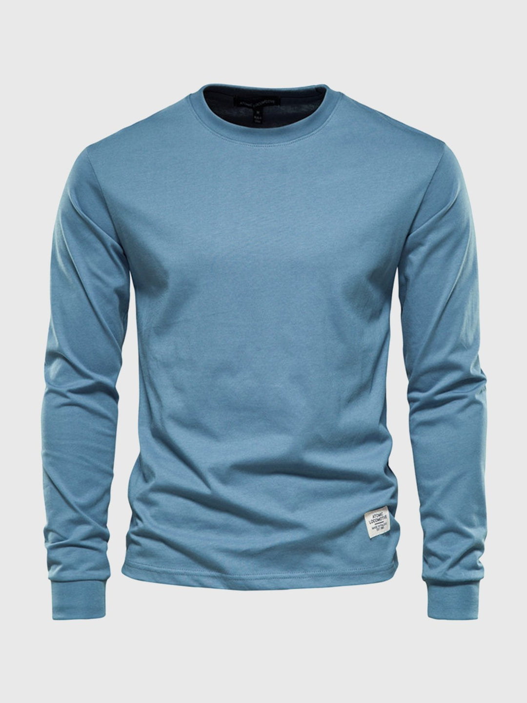 Baptiste | T-shirt Manches Longues Homme Col Rond Marron