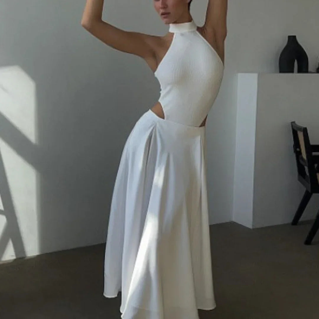 Béatrice | Robe Mariage Invitée Longue Dos Nu