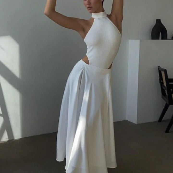 Béatrice | Robe Mariage Invitée Longue Dos Nu