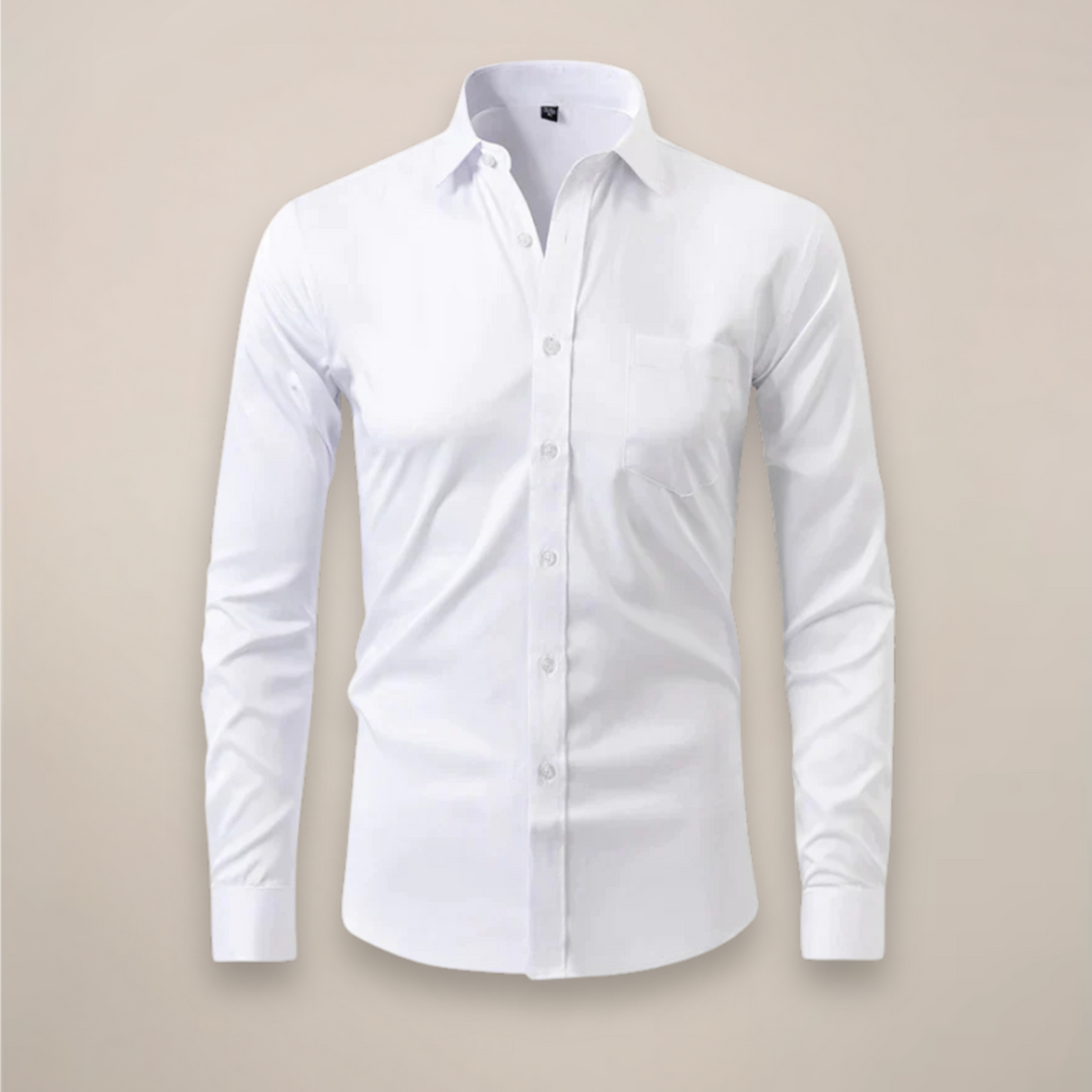 Benjamin | Chemise Homme Blanche Manches Longues