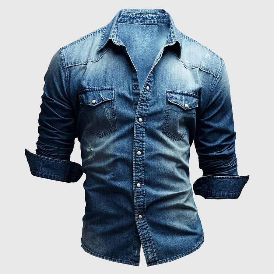 Benjamin | Chemise Jean Homme Manches Longues