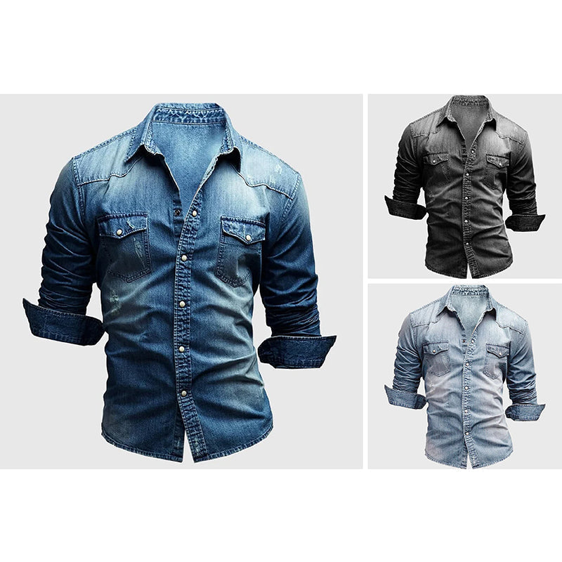 Benjamin | Chemise Jean Homme Manches Longues