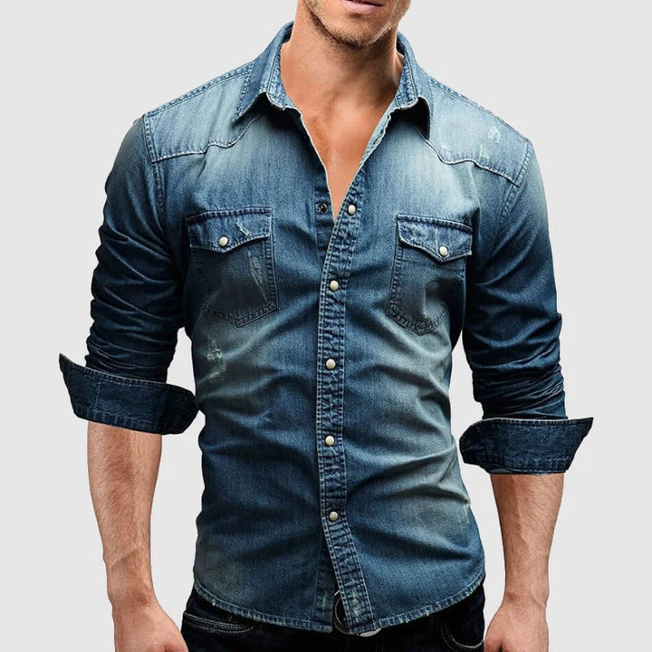 Benjamin | Chemise Jean Homme Manches Longues