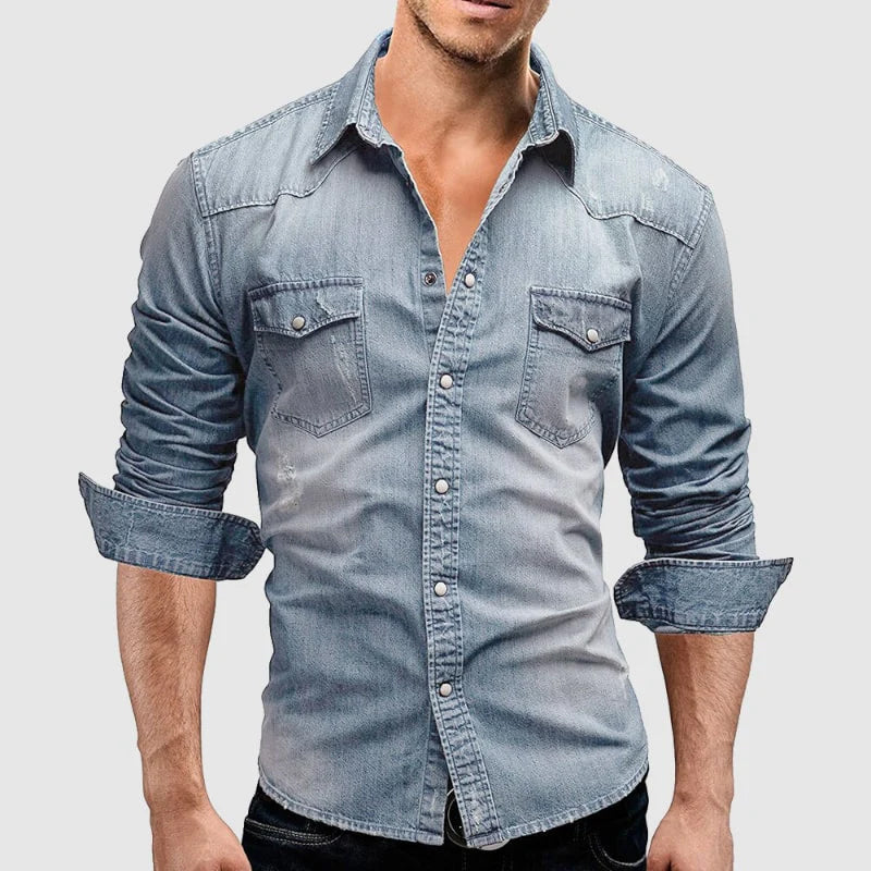 Benjamin | Chemise Jean Homme Manches Longues
